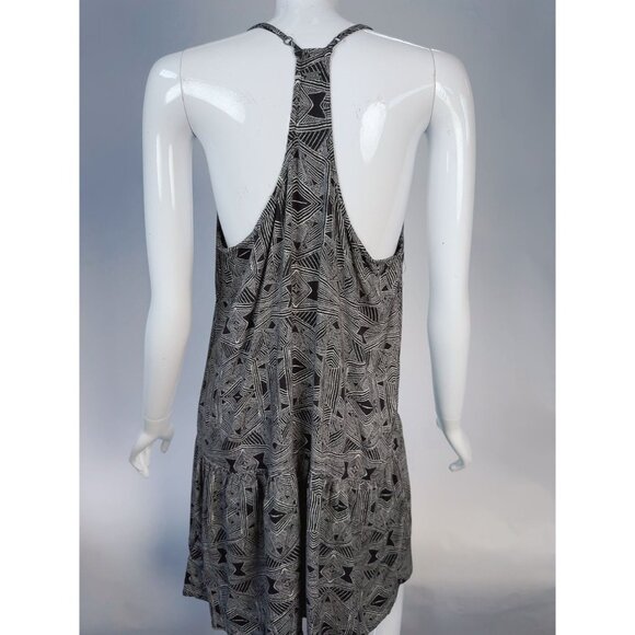 Roxy Black & White Like Its Hot Dress XL Geometric Print Racerback Sleeveless 1 - Picture 3 of 16